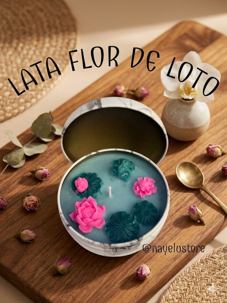 Vela en lata grande
