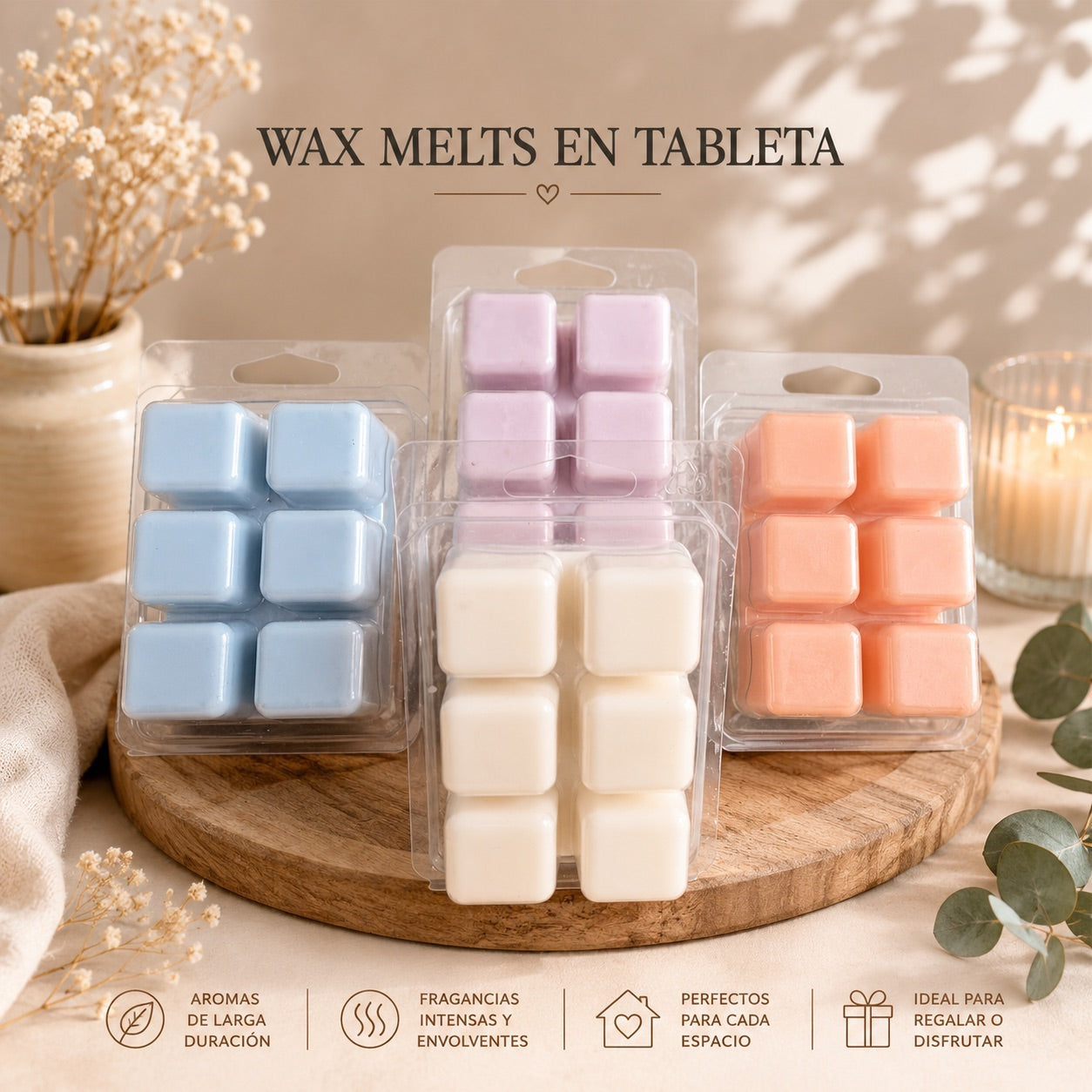 Wax melt en tableta