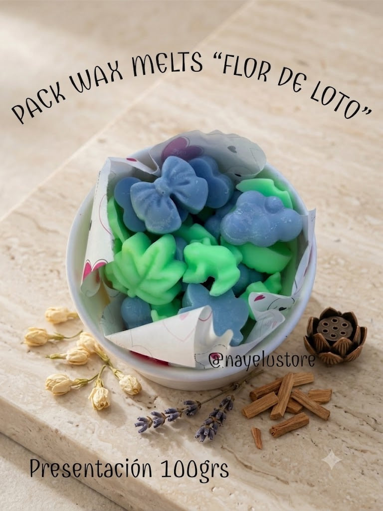 Pack wax melts 100 grs