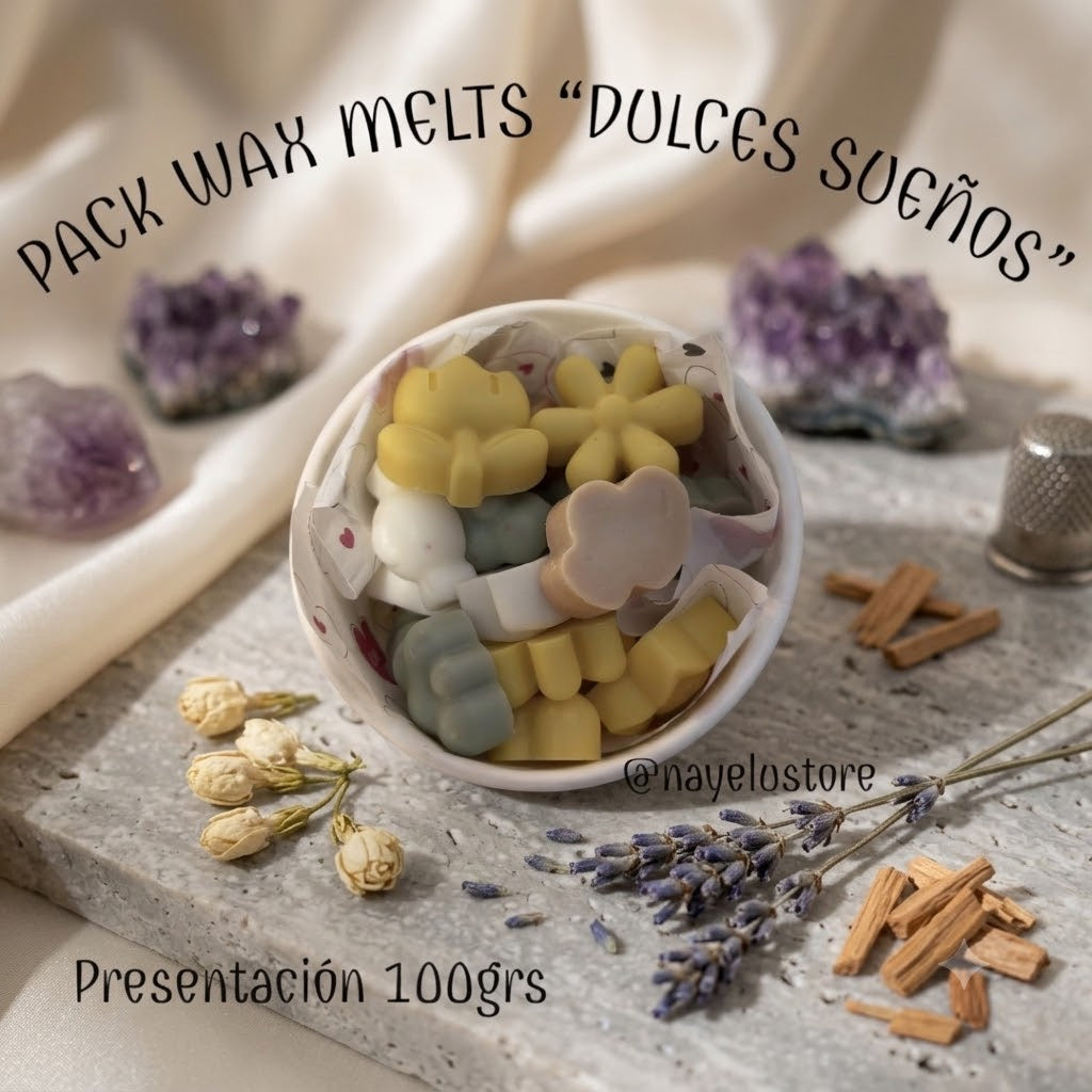 Pack wax melts 100 grs