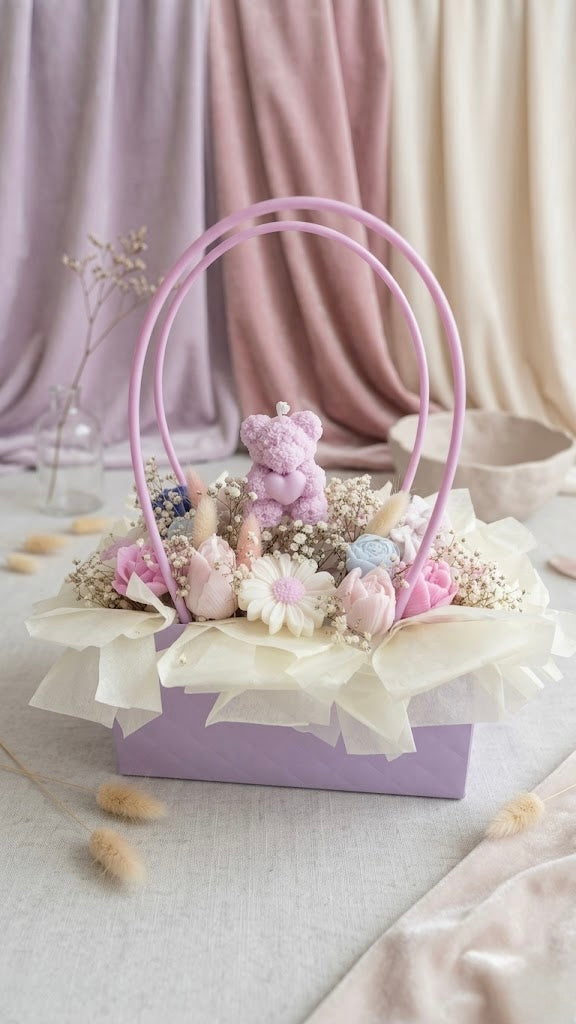 Cesta Floral (velas)