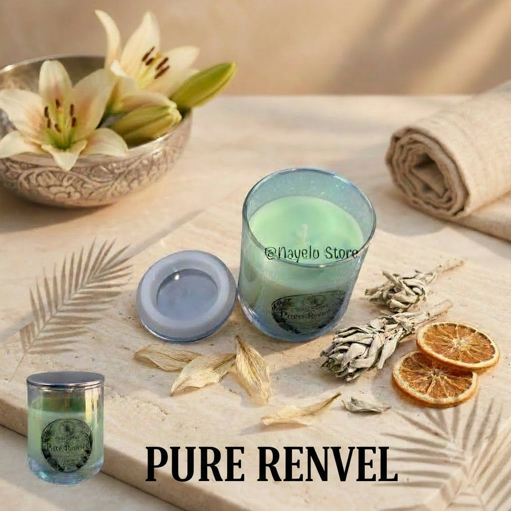 Una vela creada para renovar tu energía y transformar cualquier espacio en un refugio de calma y frescura. La combinación de salvia blanca, delicados lirios y notas cítricas de naranja envuelve el ambiente con un aroma limpio, elegante y revitalizante.

Pure Renewal es perfecta para momentos de autocuidado, meditación o simplemente para darle a tu hogar una atmósfera fresca, armoniosa y llena de paz. 🍊🤍